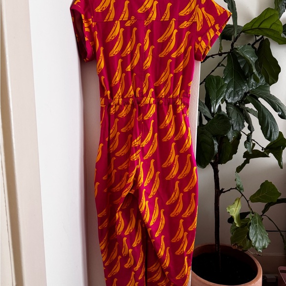 Hot Pink Banana Jumpsuit - Mixed by Nasrin - Picture 3 of 9